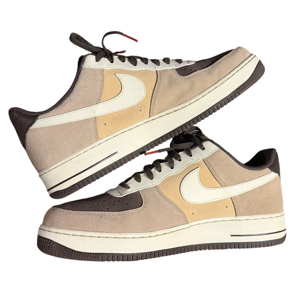 Nike Air Force 1 '07 Hemp Coconut Milk Brown FB8878-200 Men's Size 13 - Picture 4 of 11